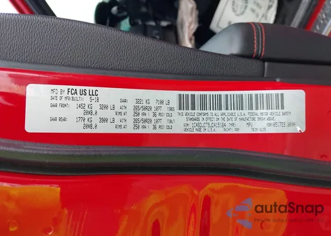 2018 Dodge Durango R/T Awd from USA, damaged, VIN 1C4SDJCT9JC415164